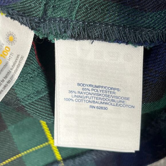 Lands End Skort 6 Womens Plaid Golf Tennis A-Line Short Pleated‎ Active Bottoms - Picture 6 of 12